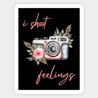I Shoot Feelings Sticker